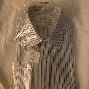 NWT Eagle French Cuff Stripe Shirt.  17-32/33
